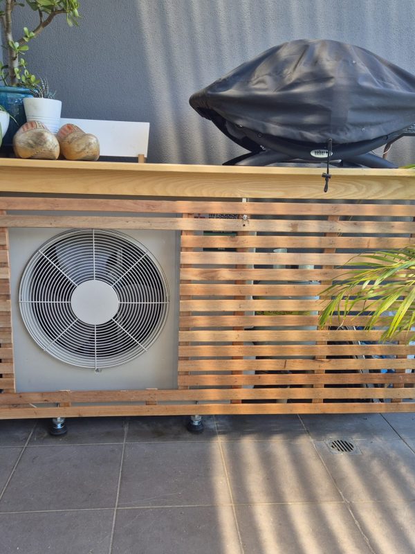 Custom AC cover and BBQ table