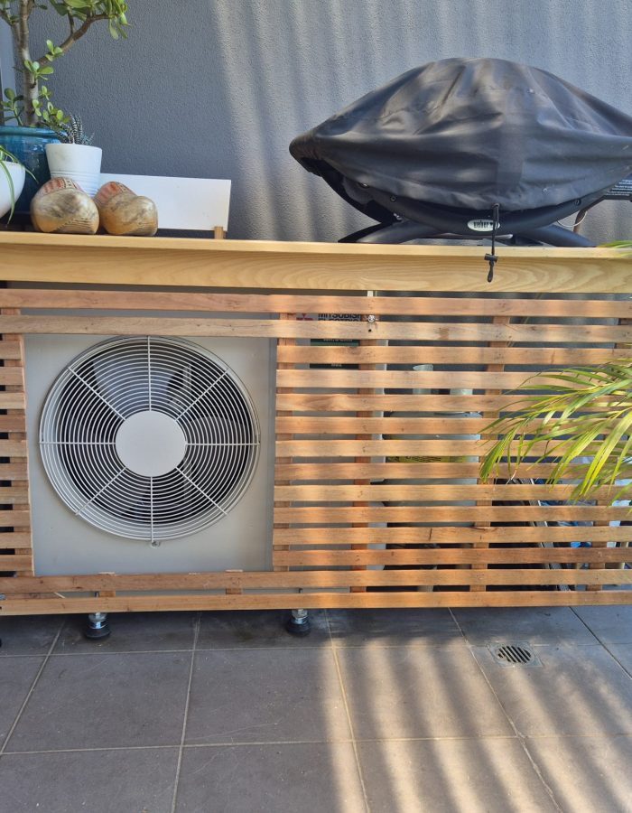Custom AC cover and BBQ table