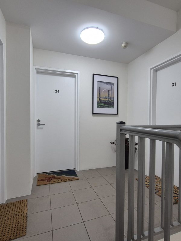 Painting of common area walls, ceiling and unit doors